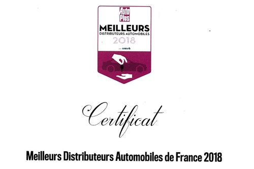 Bougel Transactions parmi les Meilleurs distributeurs automobiles de France 2018